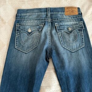 True Religion Light Blue Straight Jeans